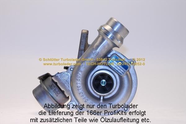 Schlütter Turbolader 166-00955 - Kompresors, Turbopūte ps1.lv