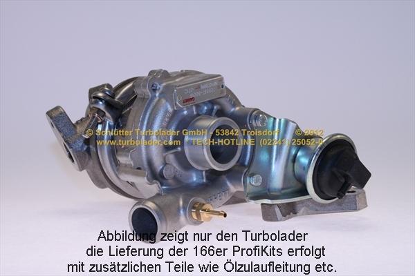 Schlütter Turbolader 166-00485 - Kompresors, Turbopūte ps1.lv