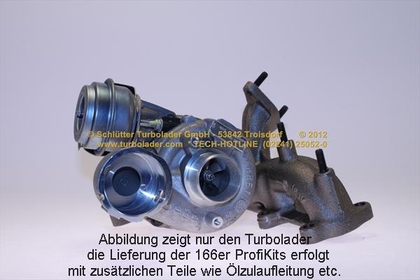 Schlütter Turbolader 166-00420 - Kompresors, Turbopūte ps1.lv