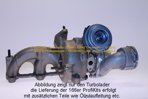 Schlütter Turbolader 166-00420 - Kompresors, Turbopūte ps1.lv