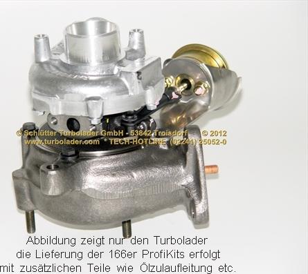 Schlütter Turbolader PRO-00590 - Kompresors, Turbopūte ps1.lv