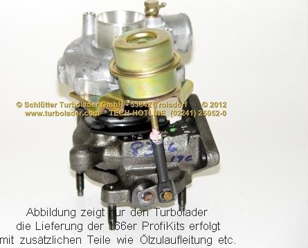 Schlütter Turbolader 166-00520 - Kompresors, Turbopūte ps1.lv