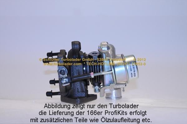 Schlütter Turbolader 166-00520 - Kompresors, Turbopūte ps1.lv