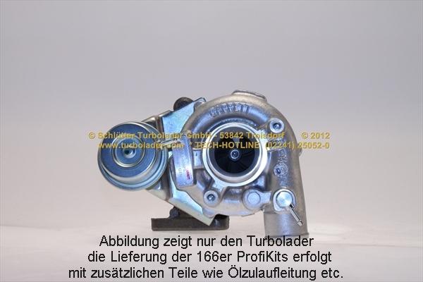 Schlütter Turbolader 166-00520 - Kompresors, Turbopūte ps1.lv