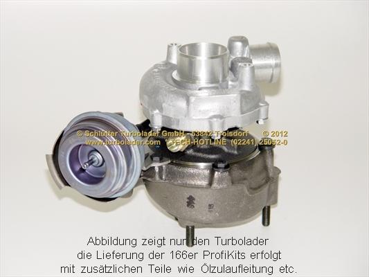 Schlütter Turbolader 166-00640EOL - Kompresors, Turbopūte ps1.lv