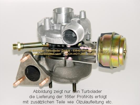 Schlütter Turbolader 166-00050 - Kompresors, Turbopūte ps1.lv