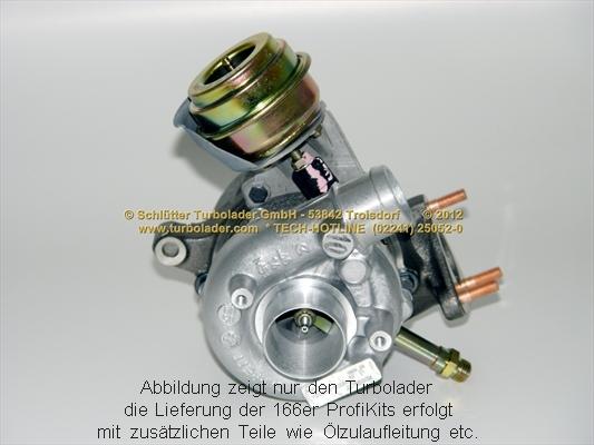 Schlütter Turbolader 166-00050 - Kompresors, Turbopūte ps1.lv