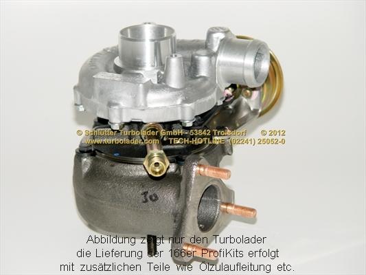 Schlütter Turbolader PRO-00050 - Kompresors, Turbopūte ps1.lv