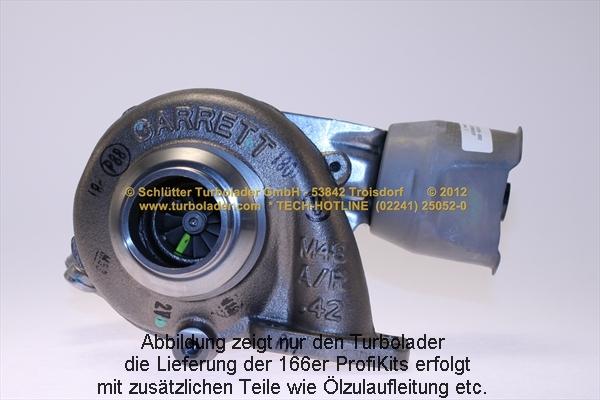 Schlütter Turbolader 166-00068 - Kompresors, Turbopūte ps1.lv