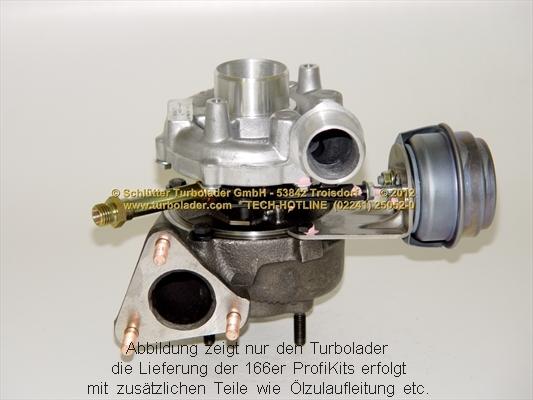 Schlütter Turbolader 166-00060 - Kompresors, Turbopūte ps1.lv