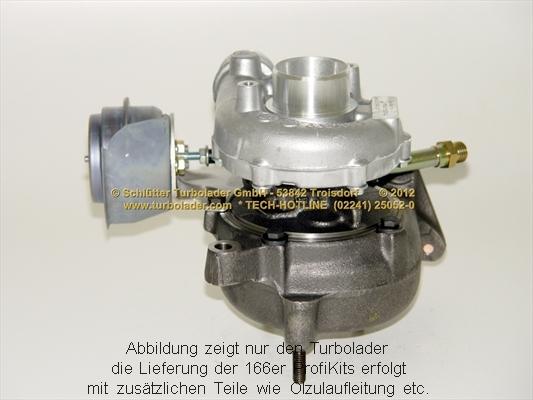 Schlütter Turbolader 166-00060 - Kompresors, Turbopūte ps1.lv