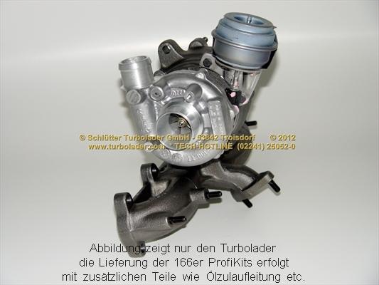 Schlütter Turbolader 166-00090EOL - Kompresors, Turbopūte ps1.lv