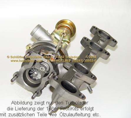 Schlütter Turbolader 166-00020 - Kompresors, Turbopūte ps1.lv