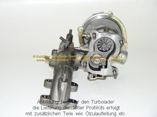 Schlütter Turbolader 166-00020 - Kompresors, Turbopūte ps1.lv