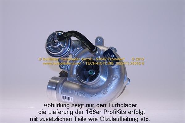 Schlütter Turbolader 166-00165 - Kompresors, Turbopūte ps1.lv