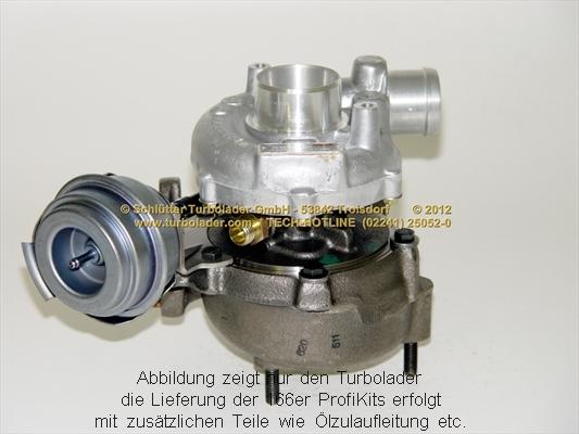 Schlütter Turbolader 166-00100EOL D - Kompresors, Turbopūte ps1.lv