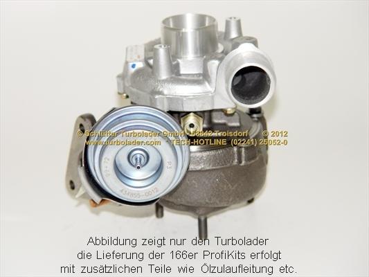 Schlütter Turbolader 166-00130EOL - Kompresors, Turbopūte ps1.lv