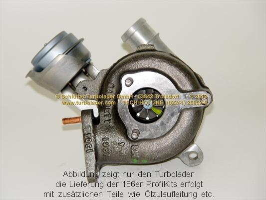 Schlütter Turbolader 166-00130 - Kompresors, Turbopūte ps1.lv