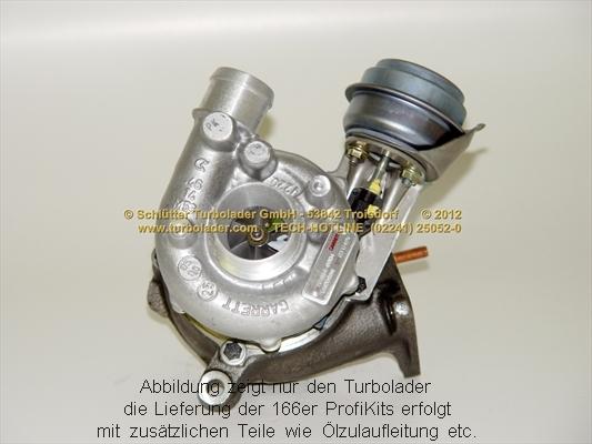 Schlütter Turbolader 166-00130 - Kompresors, Turbopūte ps1.lv