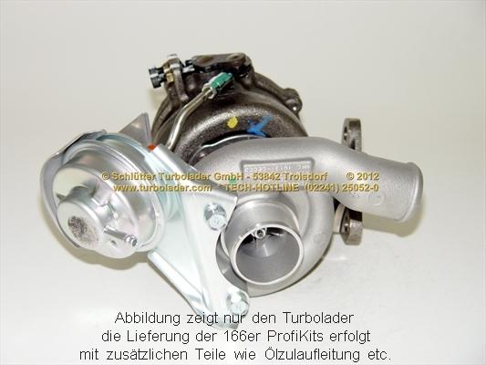 Schlütter Turbolader 166-00365 - Kompresors, Turbopūte ps1.lv