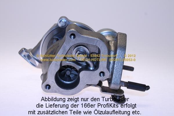 Schlütter Turbolader 166-00305 - Kompresors, Turbopūte ps1.lv