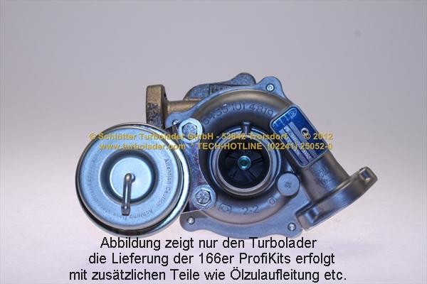 Schlütter Turbolader 166-00305 - Kompresors, Turbopūte ps1.lv