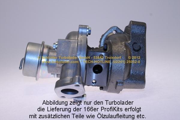 Schlütter Turbolader 166-00305 - Kompresors, Turbopūte ps1.lv