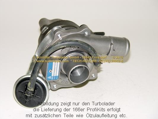 Schlütter Turbolader 166-00345 - Kompresors, Turbopūte ps1.lv