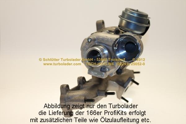 Schlütter Turbolader 166-08320EOL - Kompresors, Turbopūte ps1.lv