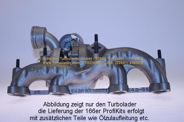 Schlütter Turbolader 166-00320EOL - Kompresors, Turbopūte ps1.lv