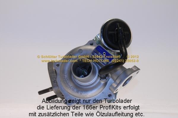 Schlütter Turbolader 166-00295 - Kompresors, Turbopūte ps1.lv