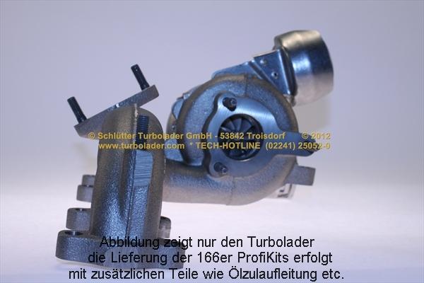 Schlütter Turbolader 166-00270 - Kompresors, Turbopūte ps1.lv