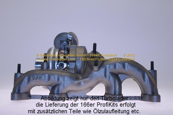 Schlütter Turbolader 166-00270 - Kompresors, Turbopūte ps1.lv
