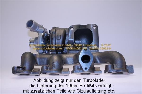 Schlütter Turbolader 166-00730 - Kompresors, Turbopūte ps1.lv