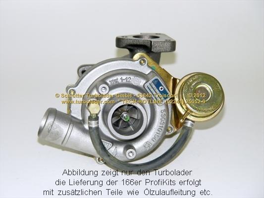 Schlütter Turbolader 166-01465 - Kompresors, Turbopūte ps1.lv