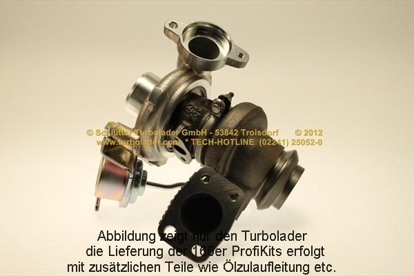 Schlütter Turbolader 166-05132 - Kompresors, Turbopūte ps1.lv