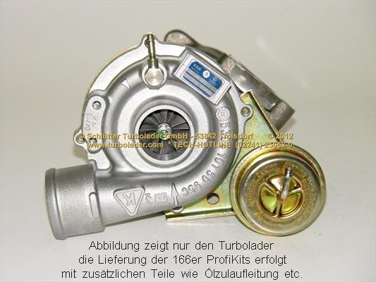 Schlütter Turbolader 166-01000 - Kompresors, Turbopūte ps1.lv