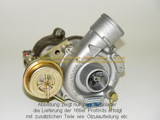 Schlütter Turbolader 166-01010 - Kompresors, Turbopūte ps1.lv