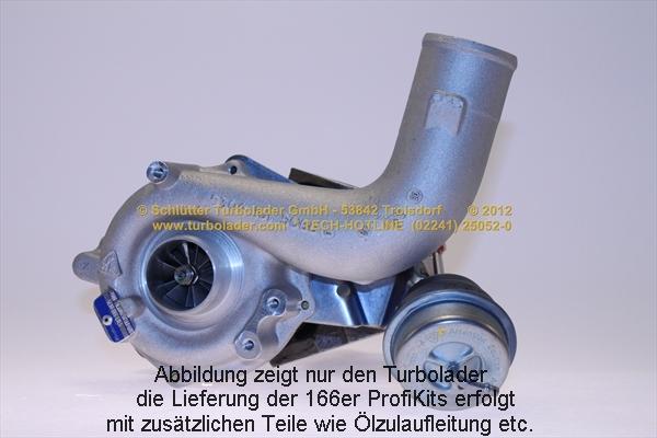 Schlütter Turbolader 166-01020 - Kompresors, Turbopūte ps1.lv