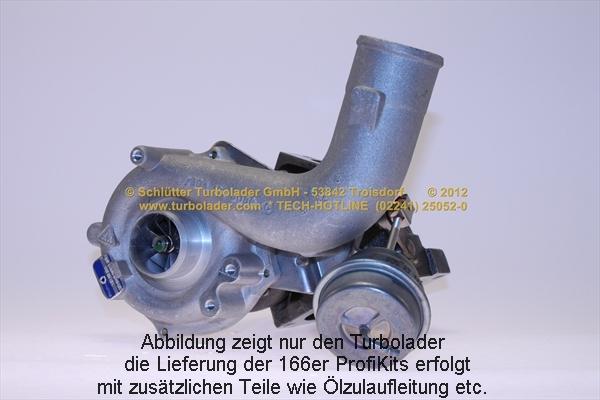 Schlütter Turbolader 166-06060 - Kompresors, Turbopūte ps1.lv