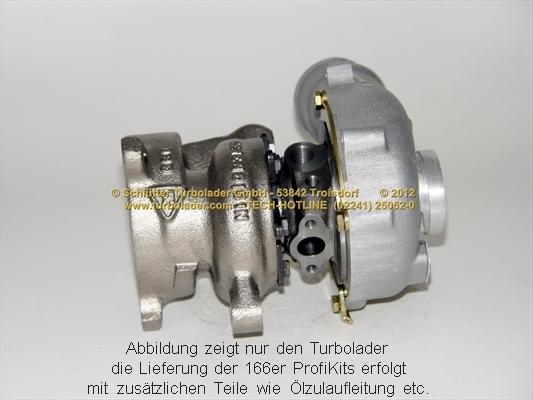 Schlütter Turbolader 166-01120EOL - Kompresors, Turbopūte ps1.lv