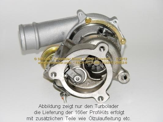 Schlütter Turbolader 166-01120EOL - Kompresors, Turbopūte ps1.lv