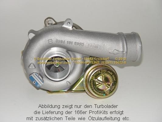 Schlütter Turbolader 166-01120 - Kompresors, Turbopūte ps1.lv