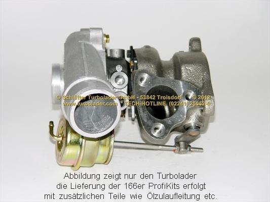 Schlütter Turbolader 166-01120EOL - Kompresors, Turbopūte ps1.lv