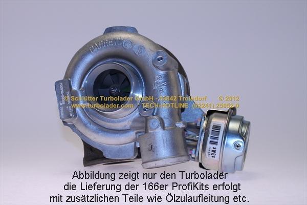 Schlütter Turbolader 166-03050 - Kompresors, Turbopūte ps1.lv