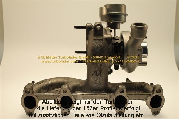 Schlütter Turbolader 166-03080EOL - Kompresors, Turbopūte ps1.lv