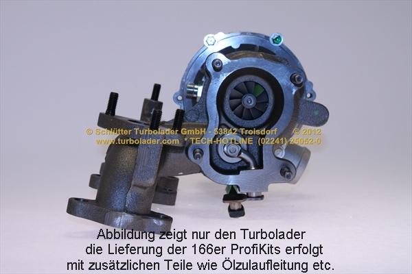 Schlütter Turbolader 166-02410 - Kompresors, Turbopūte ps1.lv