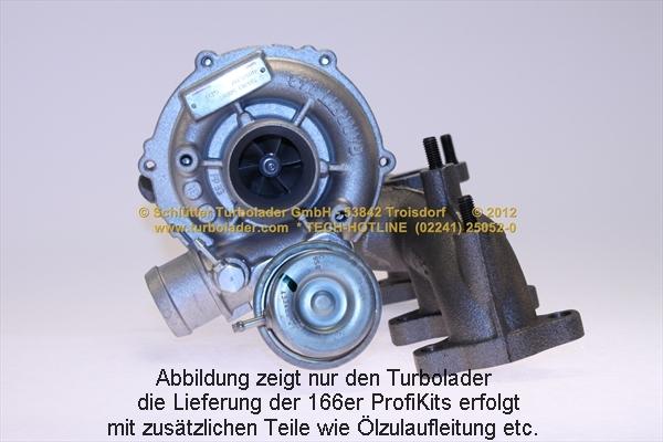 Schlütter Turbolader 166-02410EOL - Kompresors, Turbopūte ps1.lv