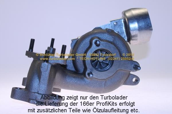 Schlütter Turbolader 166-02480 - Kompresors, Turbopūte ps1.lv