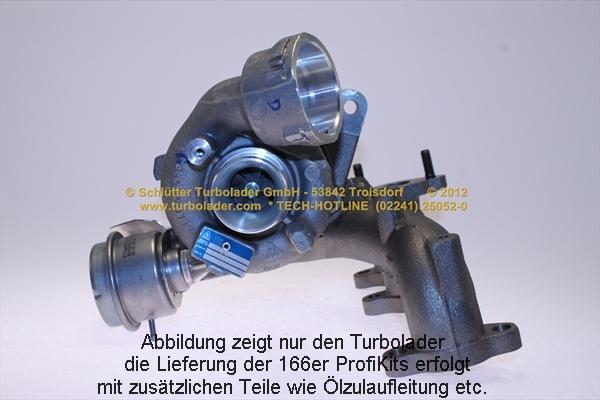 Schlütter Turbolader 166-02470 - Kompresors, Turbopūte ps1.lv